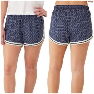 NWT Champion Varsity Shorts Large navy blue white stars starry